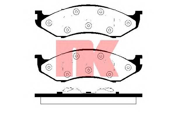 NK 229310 Комплект тормозных колодок