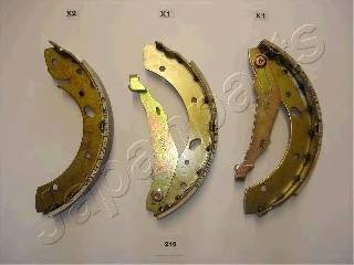 JAPANPARTS GF-216AF Комплект тормозных колодок JAPANPARTS GF-216AF Комплект тормозных колодок