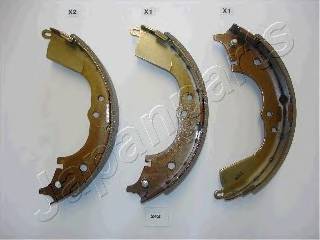 JAPANPARTS GF-242AF Комплект тормозных колодок