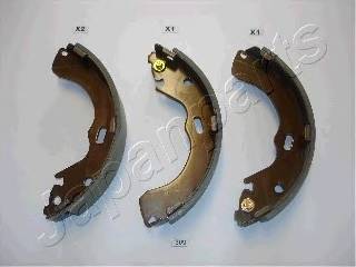 JAPANPARTS GF-309AF Комплект гальмівних колодо... JAPANPARTS GF-309AF Комплект гальмівних колодо...