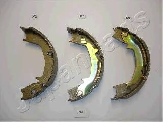 JAPANPARTS GF-H07AF Комплект тормозных колодок JAPANPARTS GF-H07AF Комплект тормозных колодок