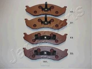 JAPANPARTS PA-057AF Комплект гальмівних колодо... JAPANPARTS PA-057AF Комплект гальмівних колодо...