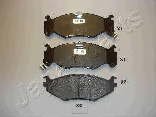 JAPANPARTS PA-060AF Комплект гальмівних колодо... JAPANPARTS PA-060AF Комплект гальмівних колодо...