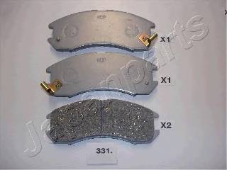 JAPANPARTS PA-331AF Комплект тормозных колодок... JAPANPARTS PA-331AF Комплект тормозных колодок...