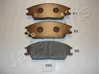 JAPANPARTS PA-339AF Комплект гальмівних колодо... JAPANPARTS PA-339AF Комплект гальмівних колодо...
