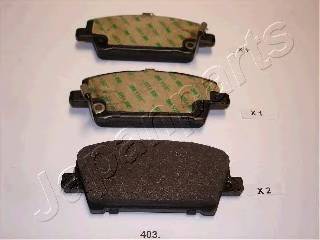 JAPANPARTS PA-403AF Комплект тормозных колодок... JAPANPARTS PA-403AF Комплект тормозных колодок...