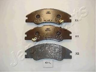 JAPANPARTS PA-K11AF Комплект гальмівних колодо... JAPANPARTS PA-K11AF Комплект гальмівних колодо...