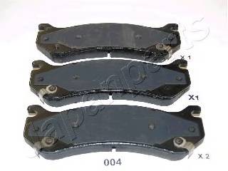 JAPANPARTS PP-004AF Комплект гальмівних колодо... JAPANPARTS PP-004AF Комплект гальмівних колодо...