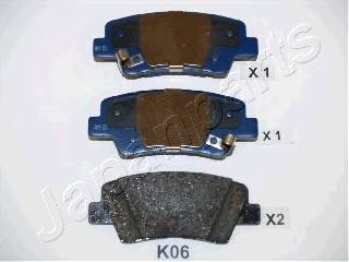 JAPANPARTS PP-K06AF Комплект гальмівних колодо... JAPANPARTS PP-K06AF Комплект гальмівних колодо...