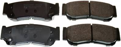 DENCKERMANN B111186 Комплект тормозных колодок