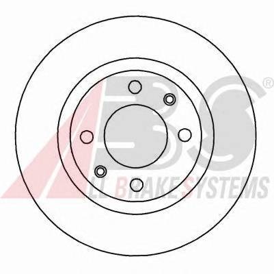 A.B.S. 15958 Тормозной диск