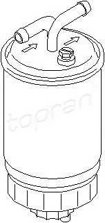 TOPRAN 102 731 Топливный фильтр