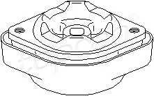 TOPRAN 107 990 Подвеска, ступенчатая коро