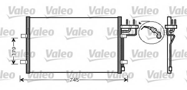 VALEO 818046 Конденсатор, кондиционер VALEO 818046 Конденсатор, кондиционер