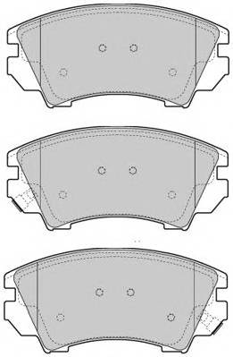 FREMAX FBP-1660 Комплект тормозных колодок