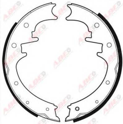 ABE C0Y011ABE Барабанные тормозные колод