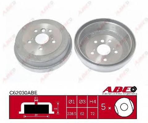 ABE C62030ABE Гальмівний барабан ABE C62030ABE Гальмівний барабан