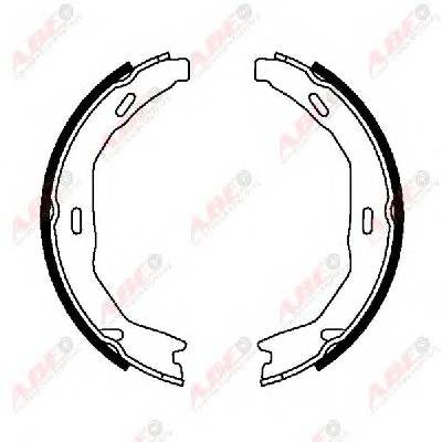 ABE CRM011ABE Комплект тормозных колодок