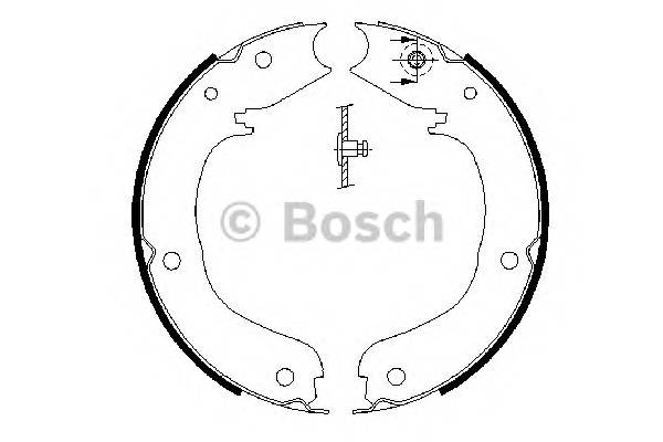 BOSCH 0 986 487 710 Комплект тормозных колодок... BOSCH 0 986 487 710 Комплект тормозных колодок...
