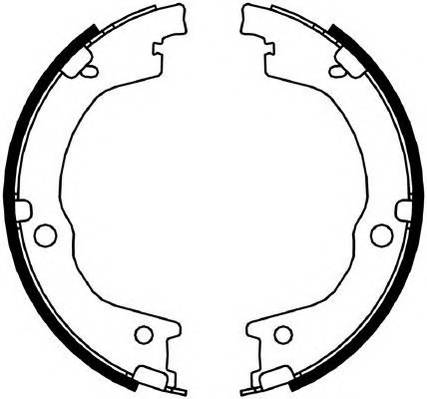 FERODO FSB4049 Комплект гальмівних колодо...