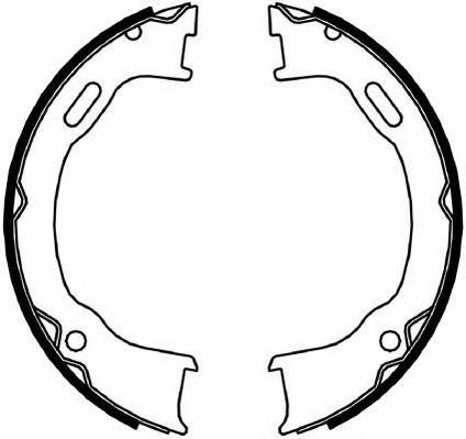 FERODO FSB4061 Комплект гальмівних колодо... FERODO FSB4061 Комплект гальмівних колодо...