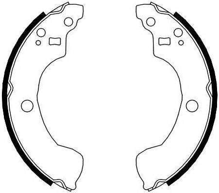 FERODO FSB4106 Комплект тормозных колодок