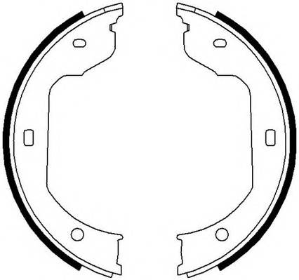 FERODO FSB668 Комплект тормозных колодок