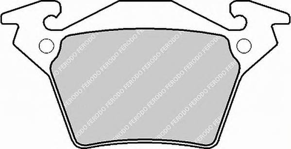 FERODO FVR1305 Комплект тормозных колодок