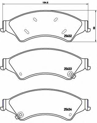 BREMBO P 24 153 КЛОШКИ НАМ. РАНГЕР 11- BREMBO P 24 153 КЛОШКИ НАМ. РАНГЕР 11-