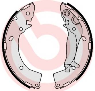 BREMBO S 30 519 Комплект тормозных колодок