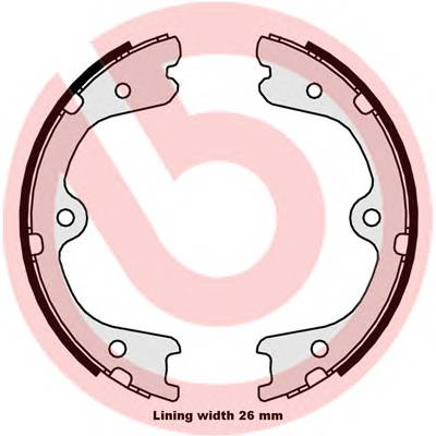 BREMBO S 56 546 Комплект тормозных колодок...