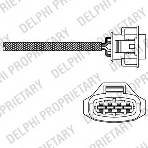 DELPHI ES10791-12B1 Лямбда-зонд DELPHI ES10791-12B1 Лямбда-зонд