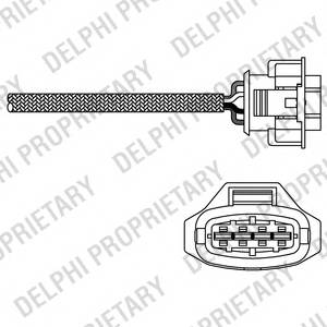 DELPHI ES20315-12B1 Лямбда-зонд DELPHI ES20315-12B1 Лямбда-зонд