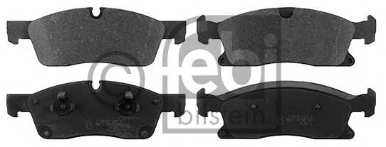 FEBI BILSTEIN 16900 Комплект тормозных колодок