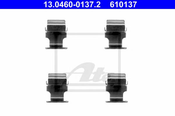 ATE 13.0460-0137.2 Комплектуючі, колодки диск... ATE 13.0460-0137.2 Комплектуючі, колодки диск...