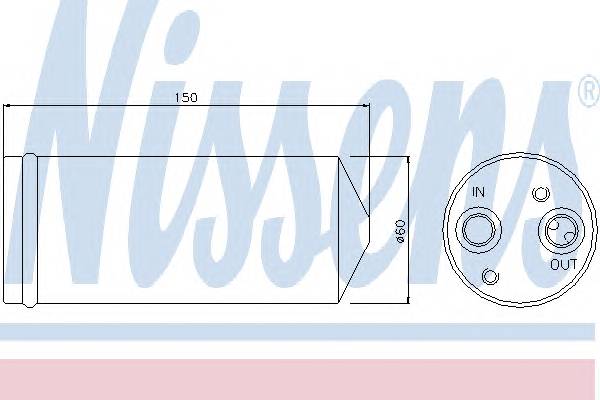 NISSENS 95142 Осушитель, кондиционер