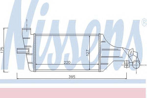 NISSENS 96789 Інтеркулер NISSENS 96789 Інтеркулер