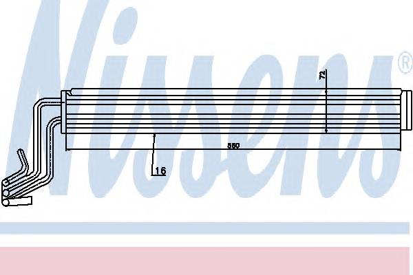 NISSENS 90633 Масляный радиатор, рулевое 