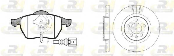 ROADHOUSE 8390.06 Комплект гальм, дисковий га...