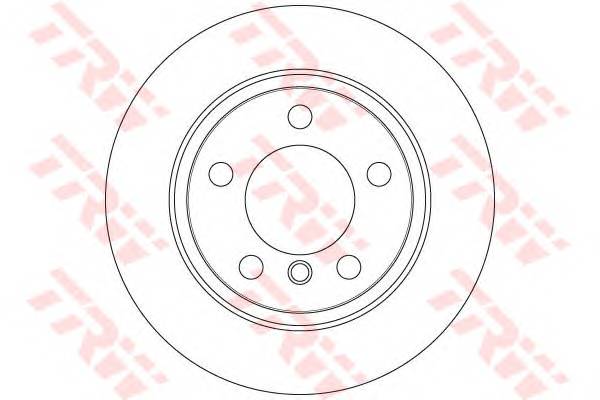 TRW DF6353 Тормозной диск