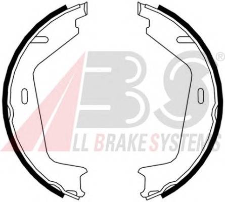 A.B.S. 9071 Комплект гальмівних колодо...