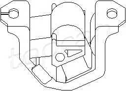 TOPRAN 201 367 Подвеска, двигатель