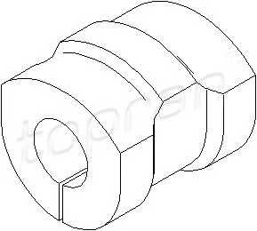 TOPRAN 500 321 Опора, стабилизатор