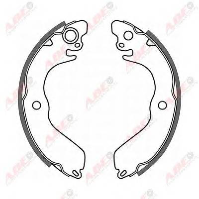 ABE C05031ABE Комплект тормозных колодок