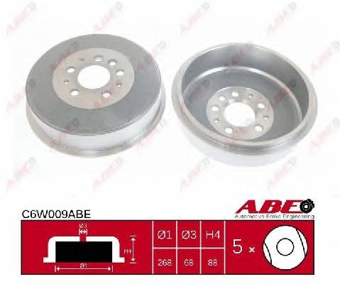 ABE C6W009ABE Тормозной барабан