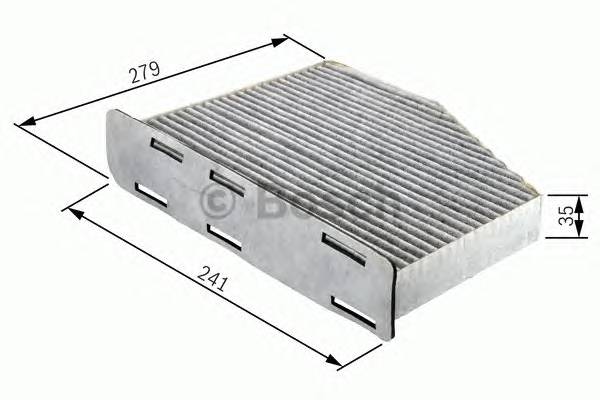 BOSCH 1 987 432 369 Фильтр, воздух во внутренно