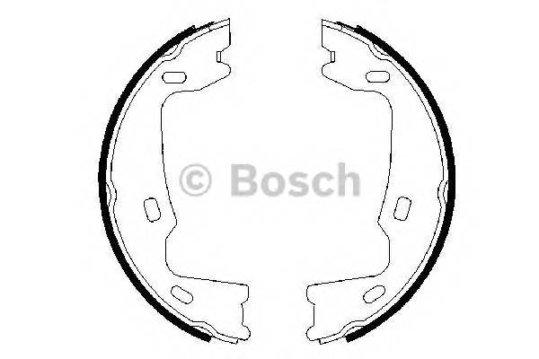 BOSCH 0 986 487 214 Комплект тормозных колодок...