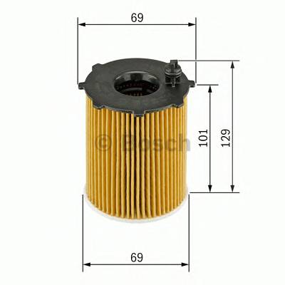 BOSCH F 026 407 011 Масляний фільтр BOSCH F 026 407 011 Масляний фільтр