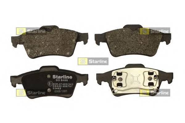 STARLINE BD S829P Гальмiвнi колодки, к-кт. STARLINE BD S829P Гальмiвнi колодки, к-кт.