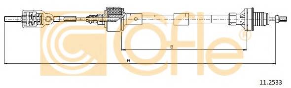 COFLE 11.2533 Трос зчеплення